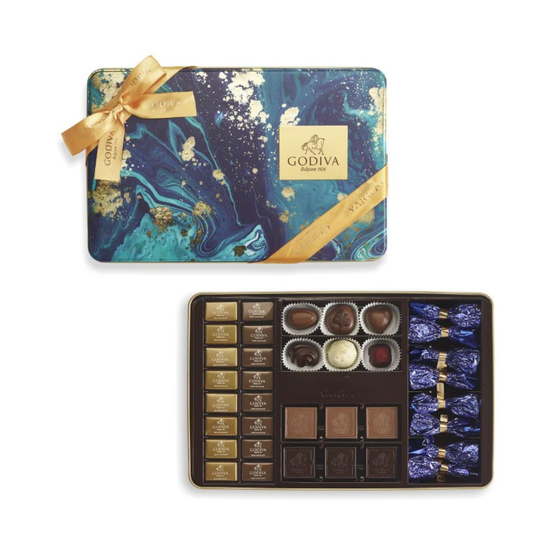 Godiva Signature Metal Kutu, 92 Adet Asorti Çikolata